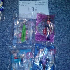 New in Packaging Set of (4) - 1998 McDonald's Happy Meal Barbies